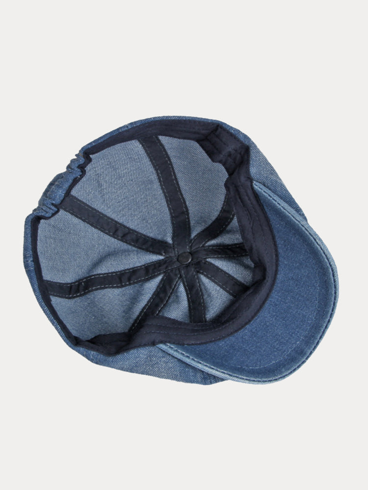 Esthetic Denim Newsboy Cap