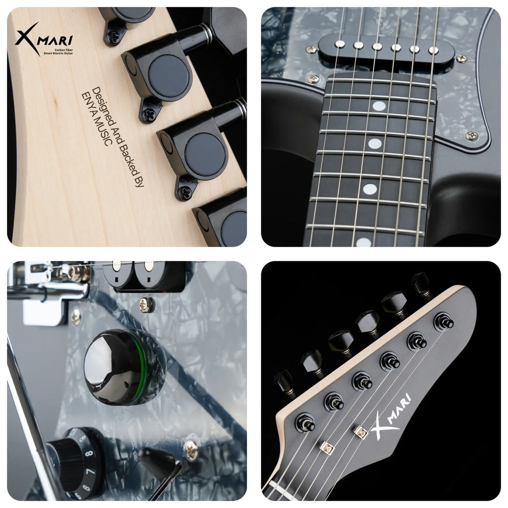 Xmari Smart Electric Guitar with DSP Effects & USB‑C OTG Recording