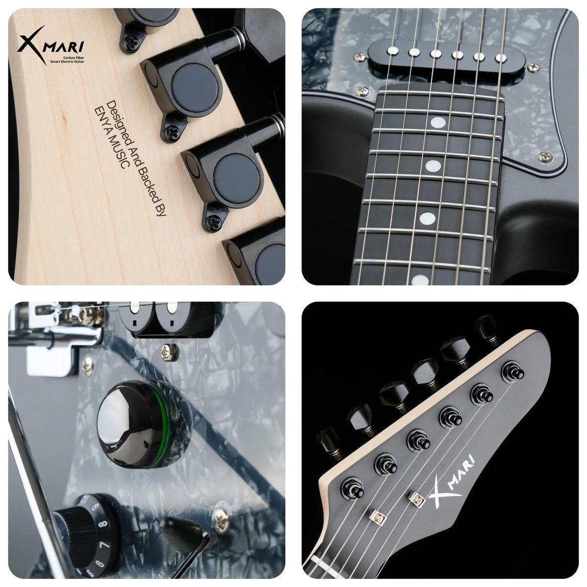 Xmari Smart Electric Guitar with DSP Effects & USB‑C OTG Recording