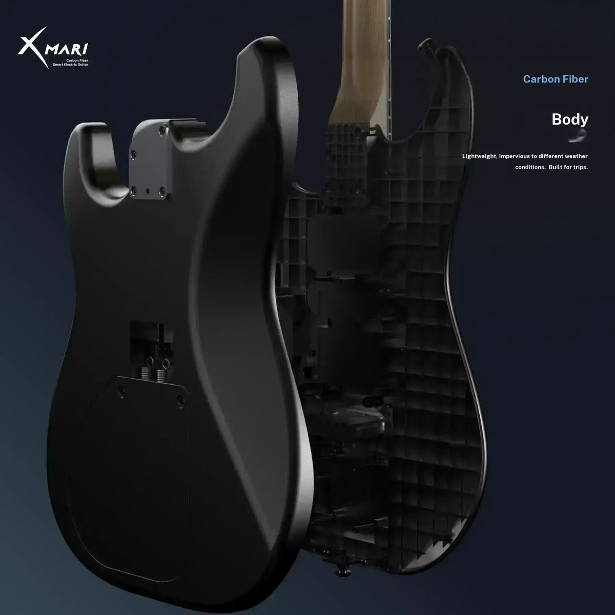 Xmari Smart Electric Guitar with DSP Effects & USB‑C OTG Recording