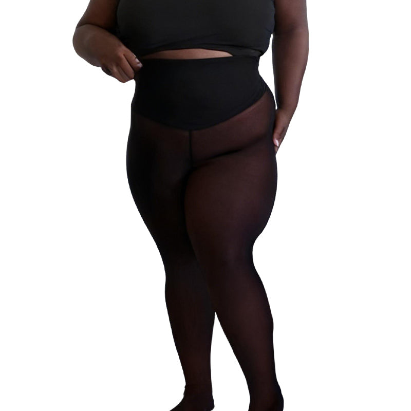 ⚡50K+ SOLD!❄️One-Seam Pile-Lined Shaping Tights💕Stay Warm & Look Snatched