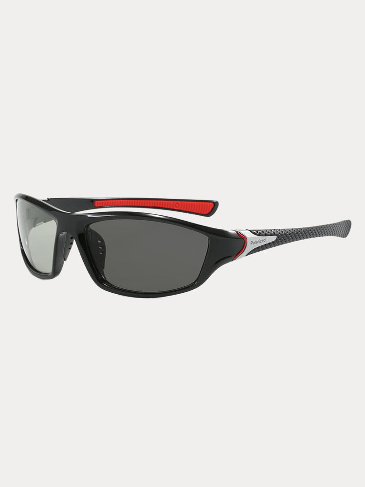Rechteckige Sport-Sonnenbrille für Outdoor-Radfahren, polarisiert
