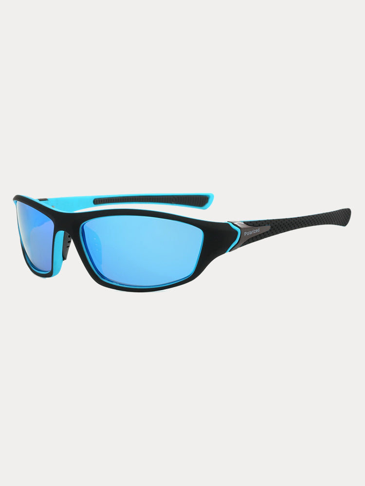 Rechteckige Sport-Sonnenbrille für Outdoor-Radfahren, polarisiert