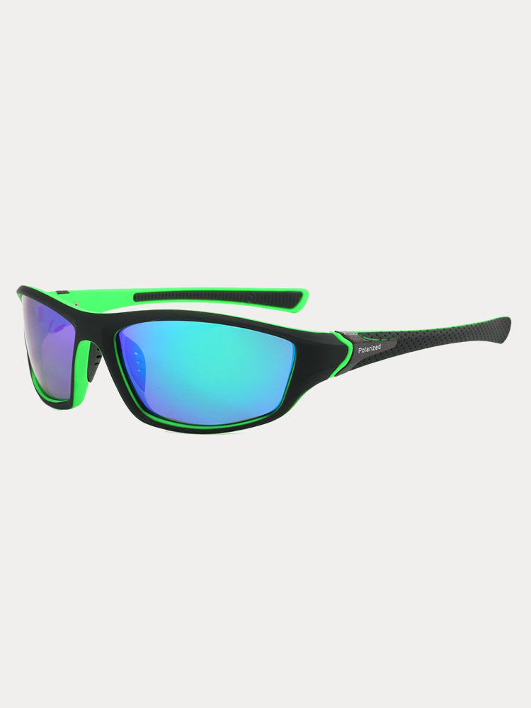 Rechteckige Sport-Sonnenbrille für Outdoor-Radfahren, polarisiert