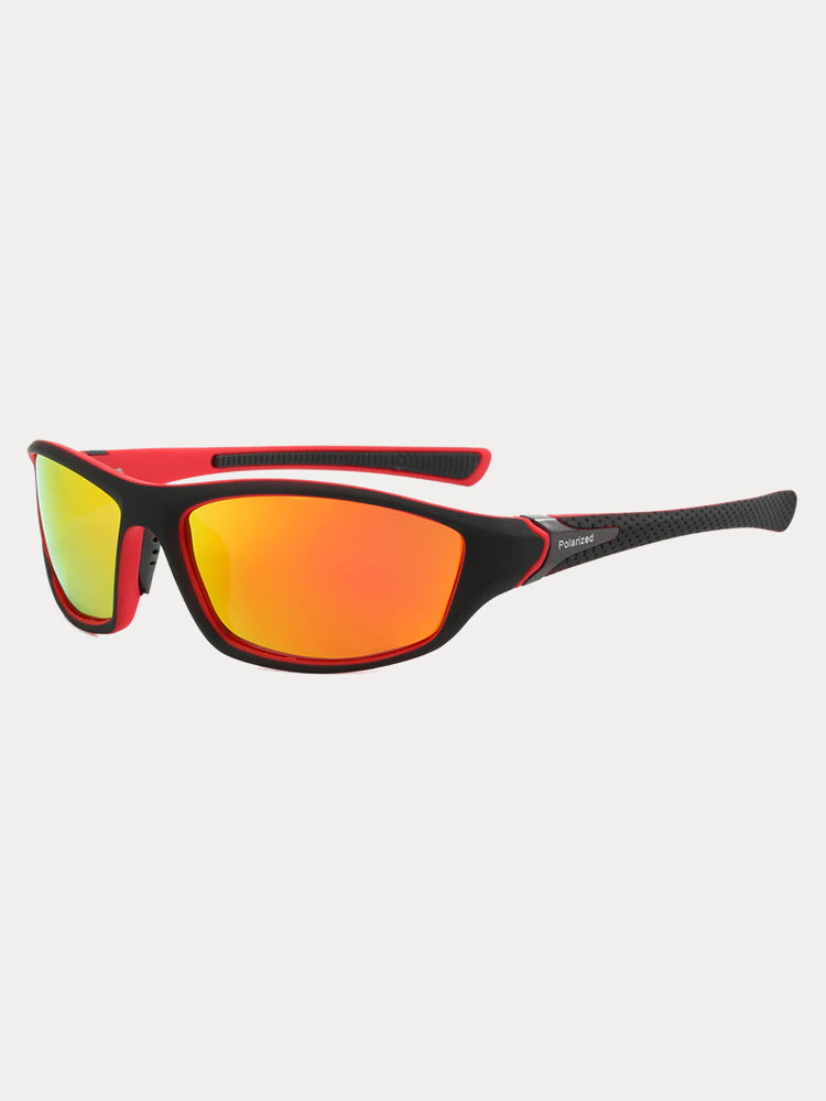 Rechteckige Sport-Sonnenbrille für Outdoor-Radfahren, polarisiert