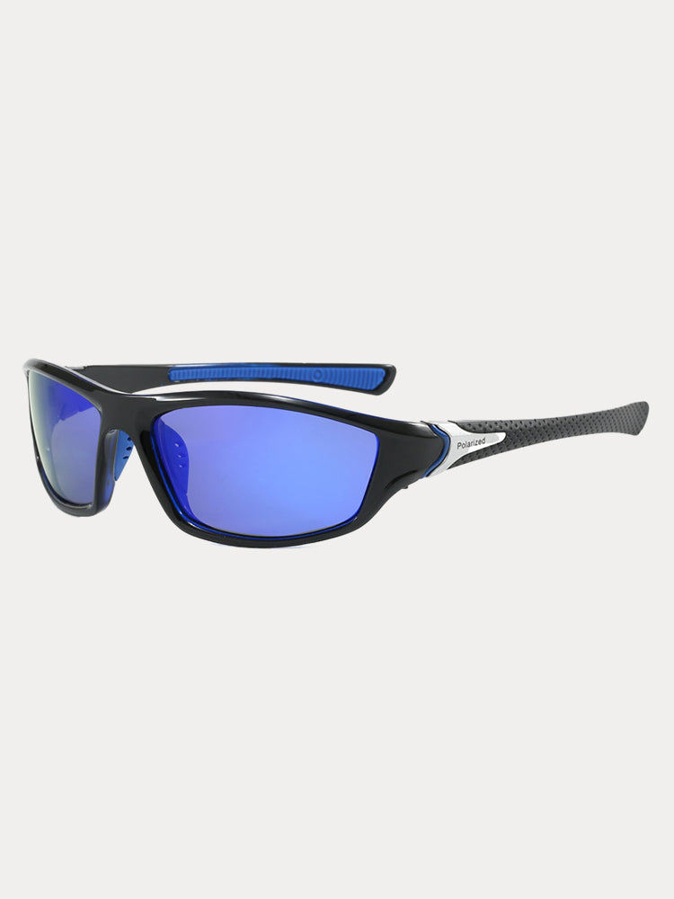 Rechteckige Sport-Sonnenbrille für Outdoor-Radfahren, polarisiert