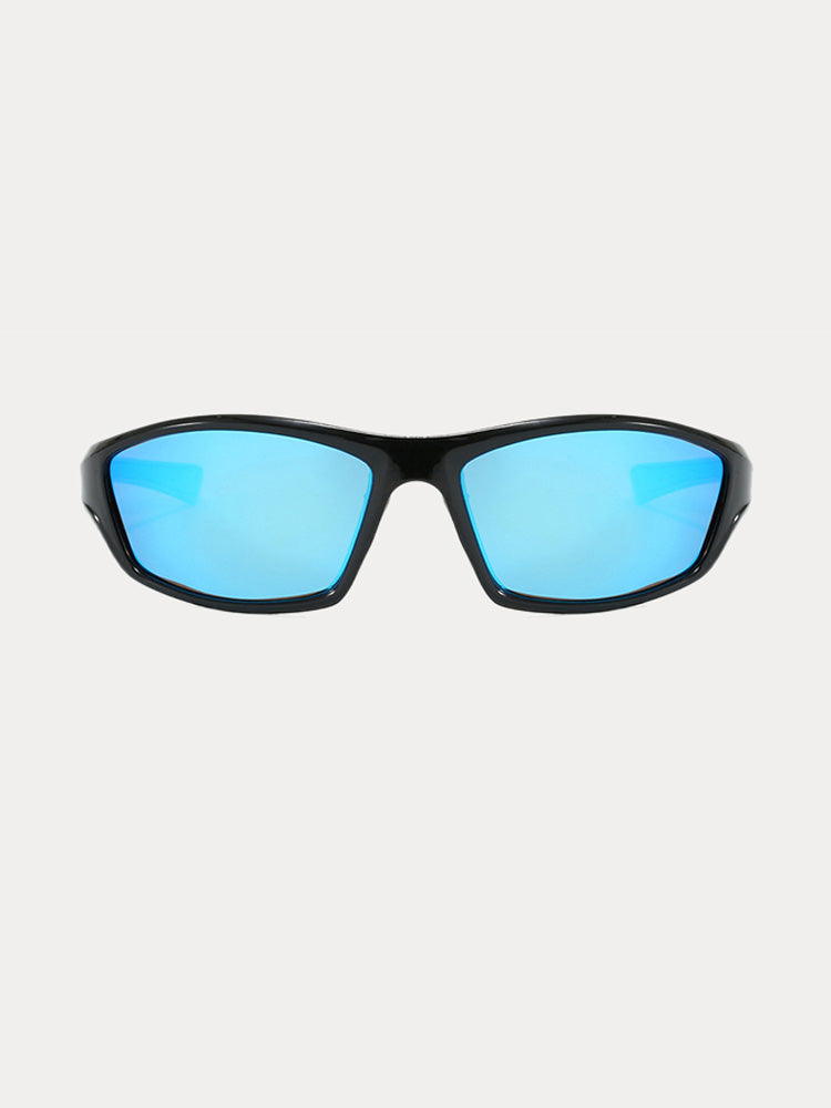 Rectangle Shade Outdoor Cycling Polarized Sunglasses