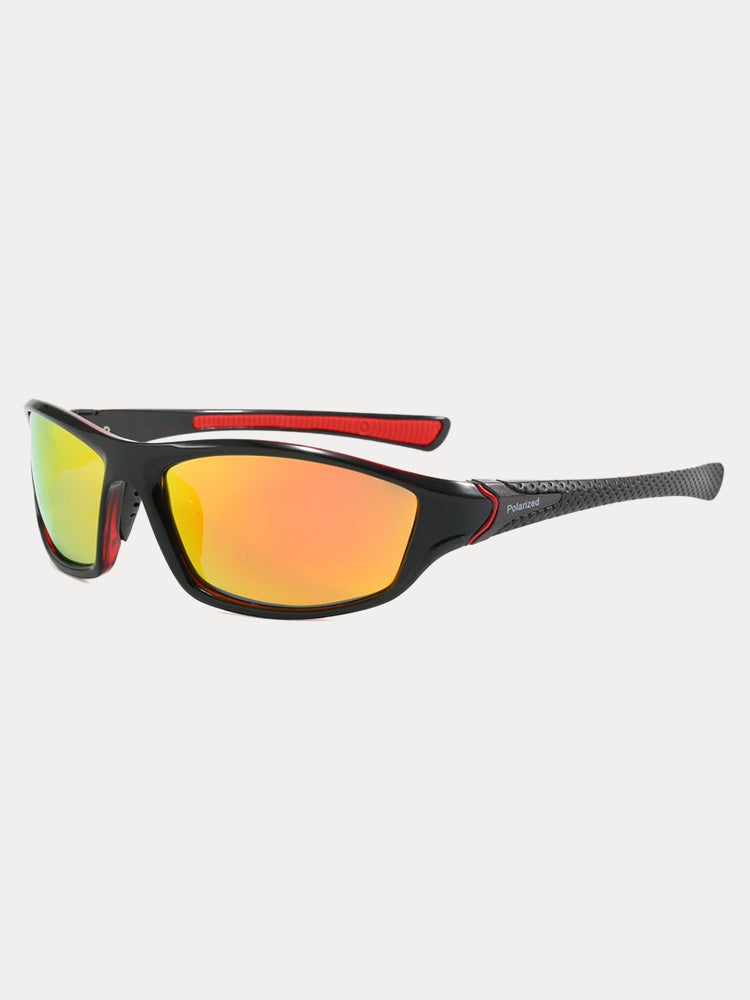 Rechteckige Sport-Sonnenbrille für Outdoor-Radfahren, polarisiert