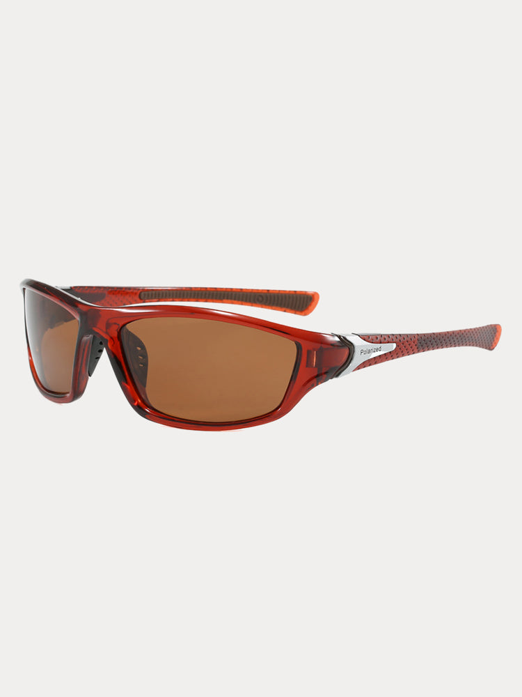Rechteckige Sport-Sonnenbrille für Outdoor-Radfahren, polarisiert