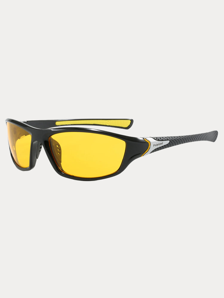 Rechteckige Sport-Sonnenbrille für Outdoor-Radfahren, polarisiert