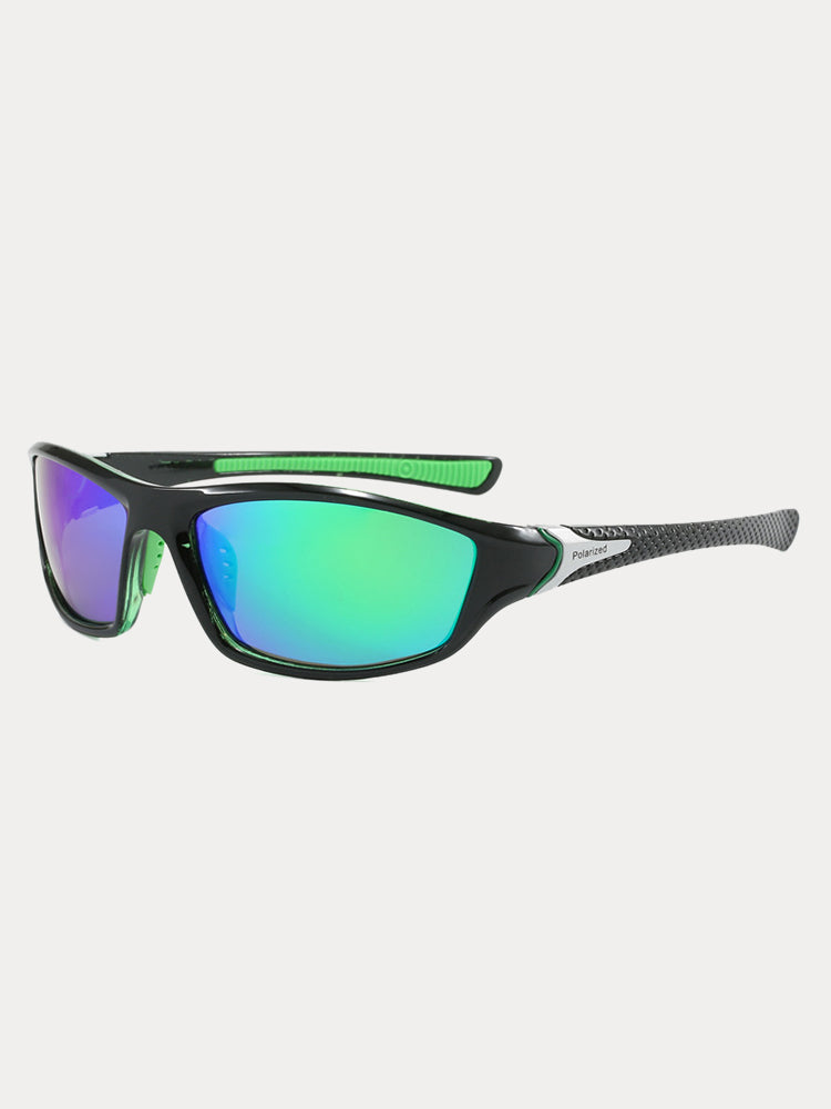 Rechteckige Sport-Sonnenbrille für Outdoor-Radfahren, polarisiert
