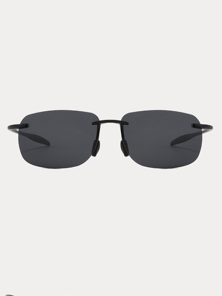 Vintage Rimless Rectangle Sunglasses