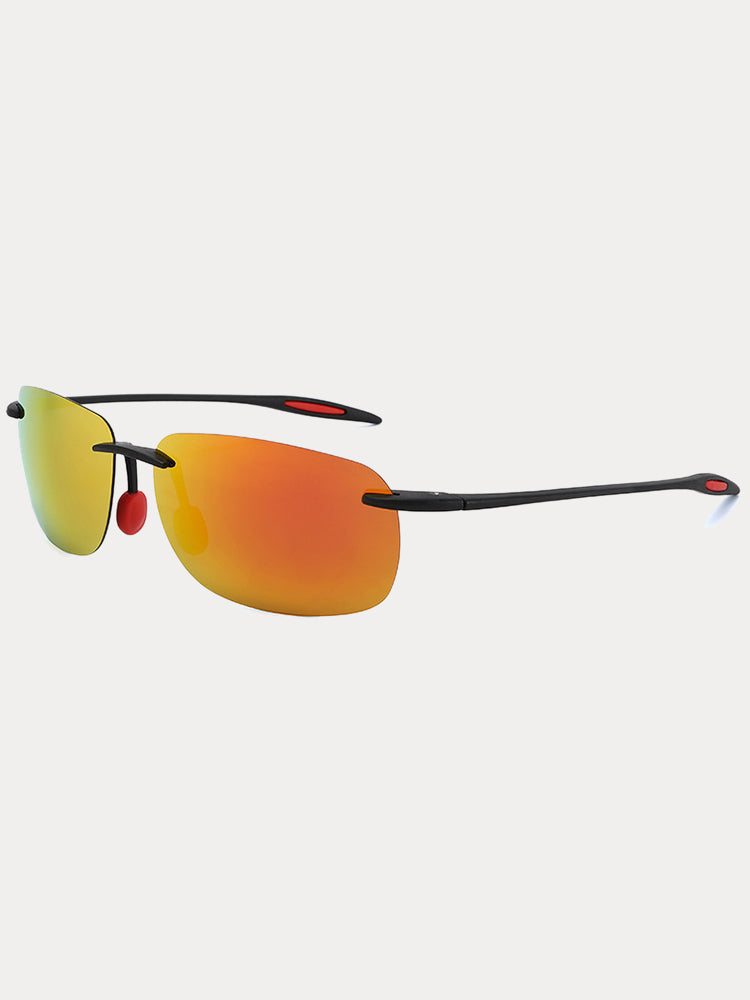 Unisex randlose polarisierte TR90-Sonnenbrille