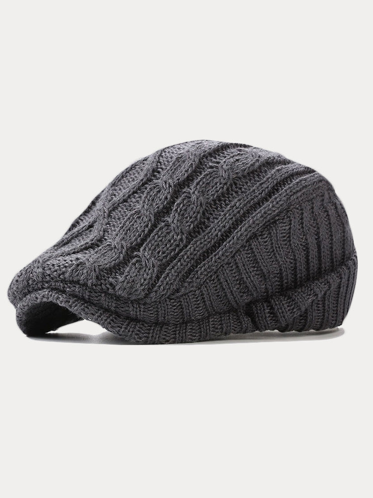 Retro Versatile Knitted Beret Hat