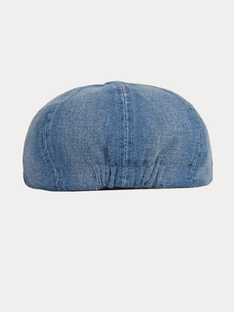 Esthetic Denim Newsboy Cap