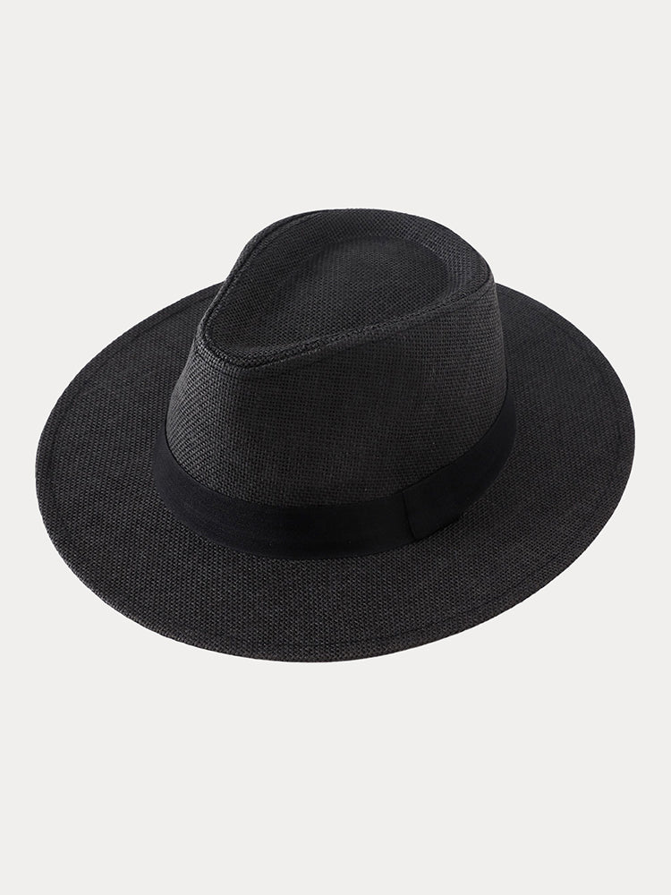 Classic Banded Panama Hat