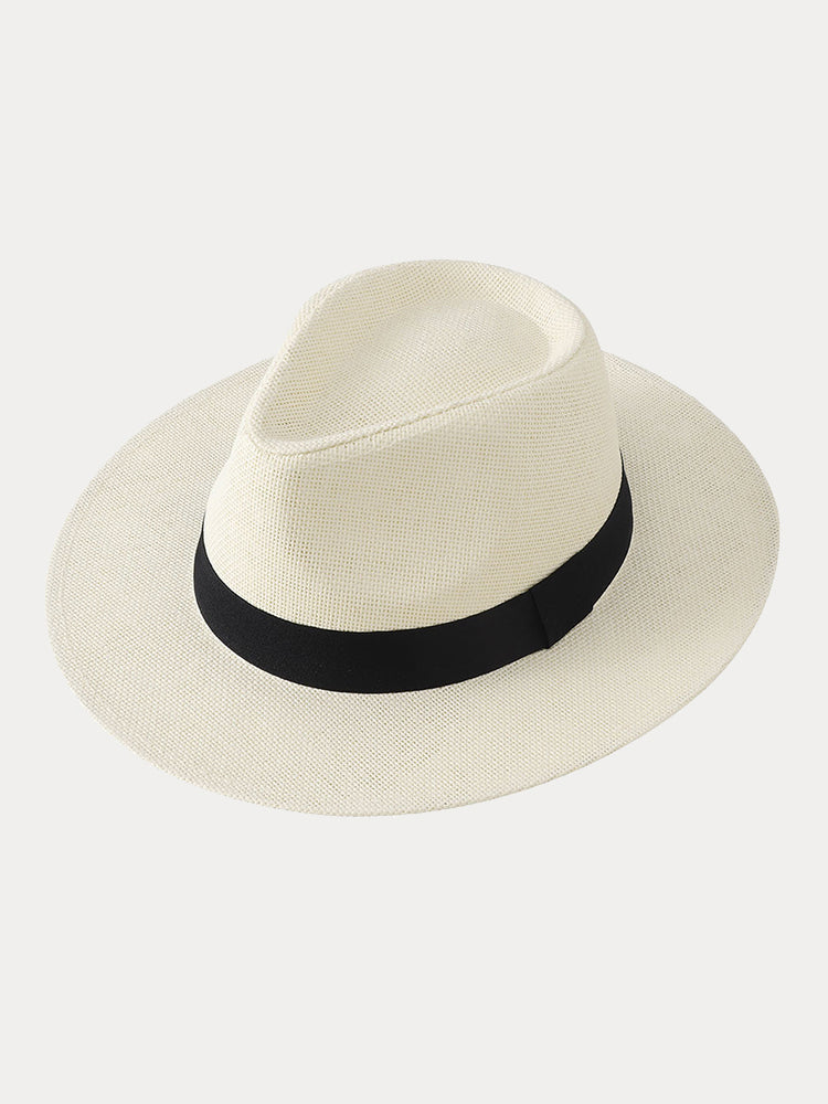 Classic Banded Panama Hat