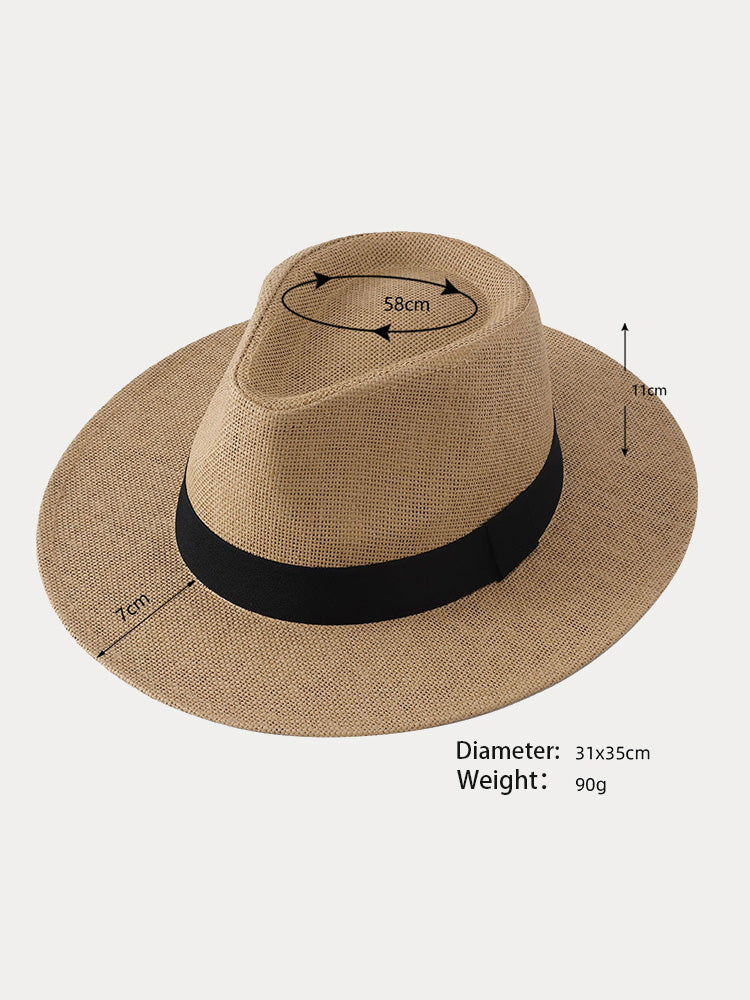Classic Banded Panama Hat