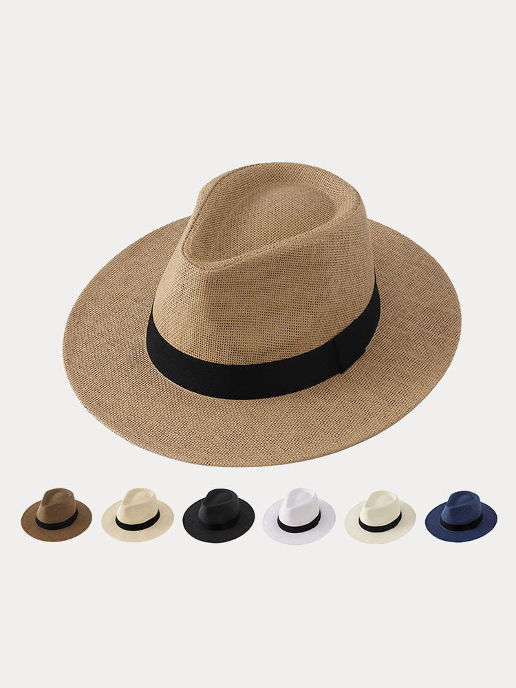 Classic Banded Panama Hat