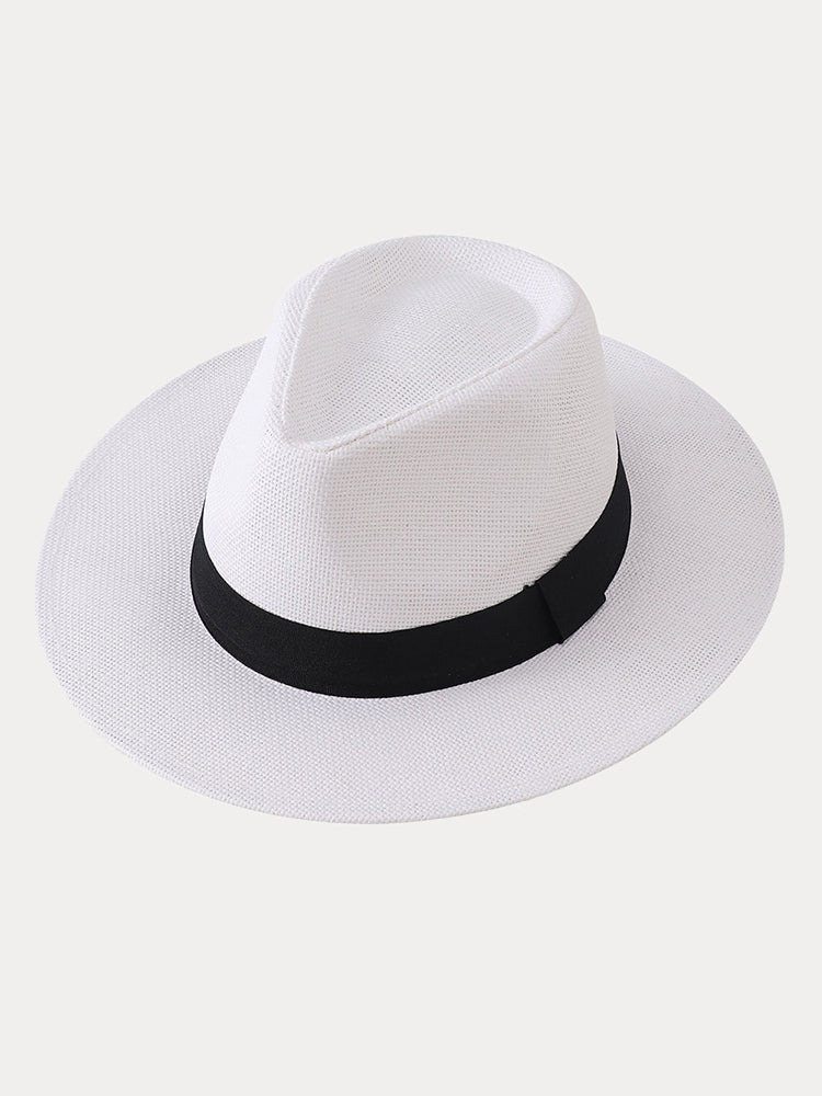 Classic Banded Panama Hat