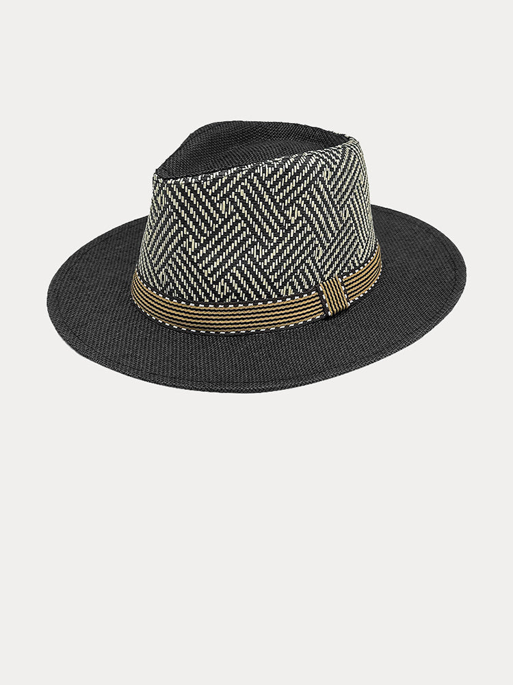 Airy Mesh Perforated Panama Fedora
