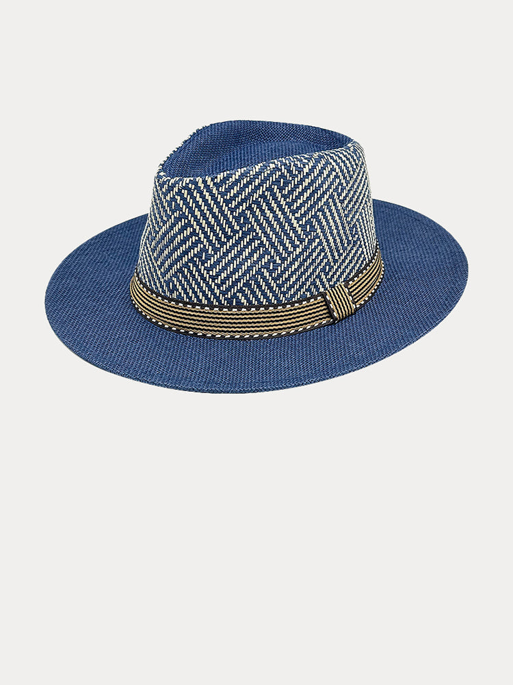 Airy Mesh Perforated Panama Fedora