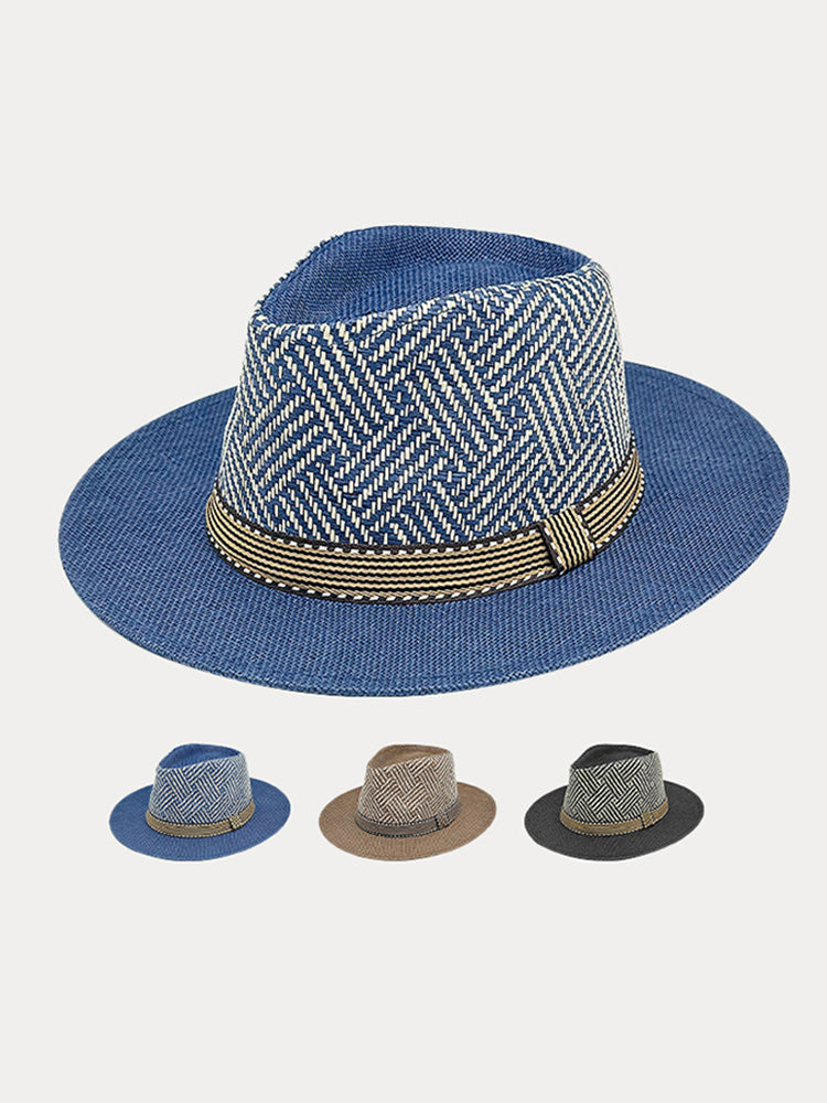 Airy Mesh Perforated Panama Fedora