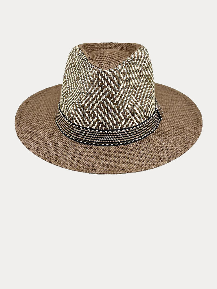 Airy Mesh Perforated Panama Fedora