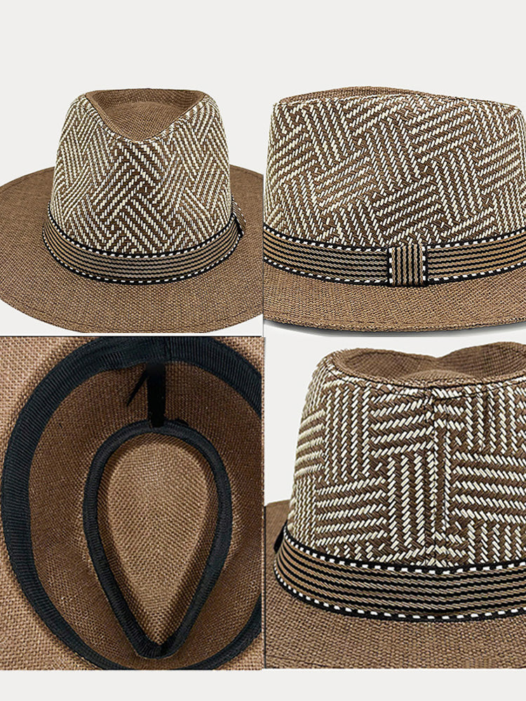 Airy Mesh Perforated Panama Fedora