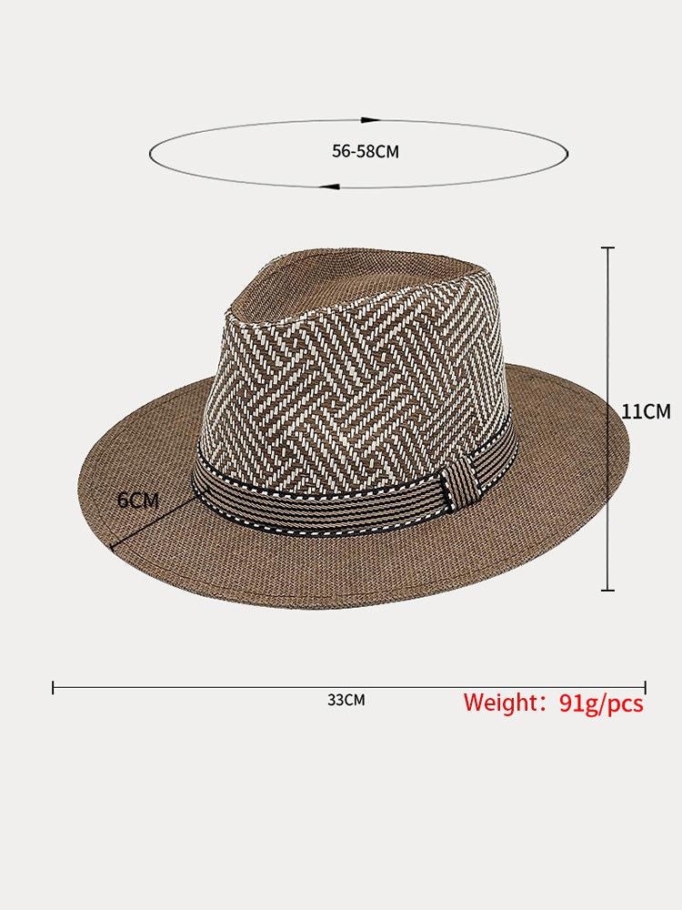 Airy Mesh Perforated Panama Fedora