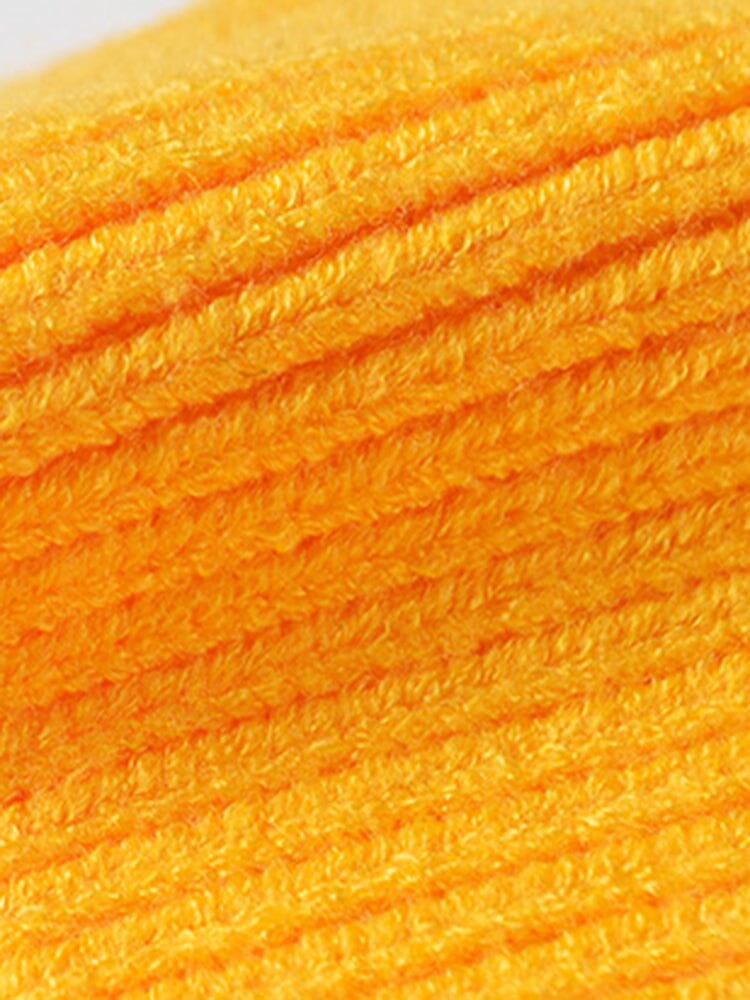 Winddichte Ohrenschutz-Strickmütze