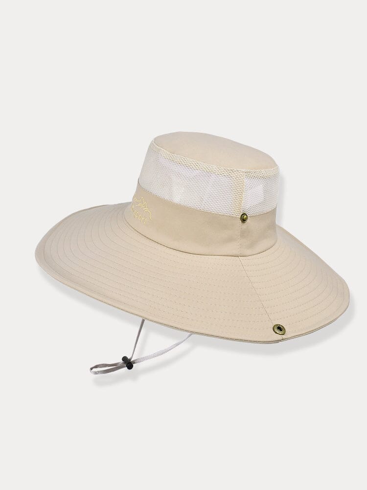 Breitkrempiger Outdoor-Hut mit UV-Schutz
