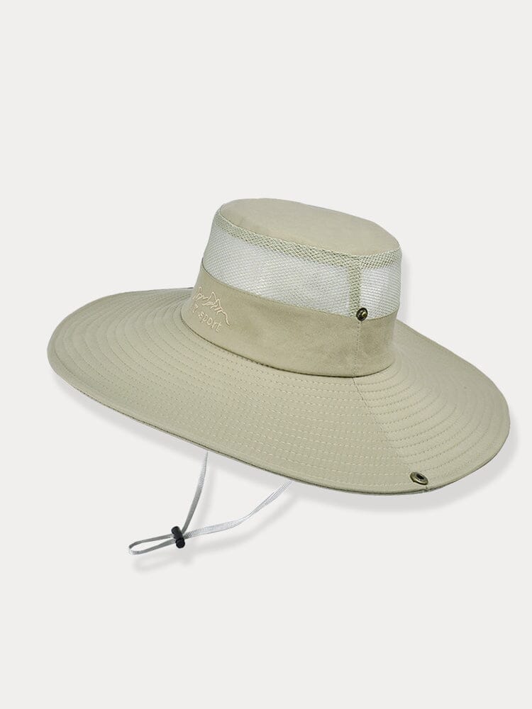 Breitkrempiger Outdoor-Hut mit UV-Schutz