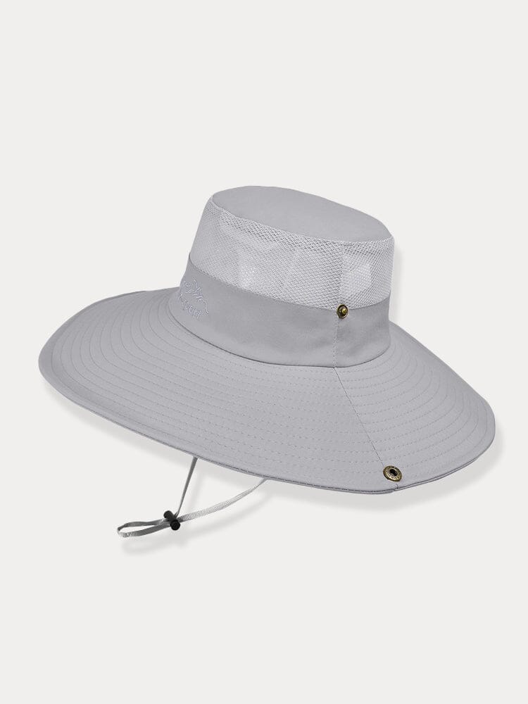 Breitkrempiger Outdoor-Hut mit UV-Schutz