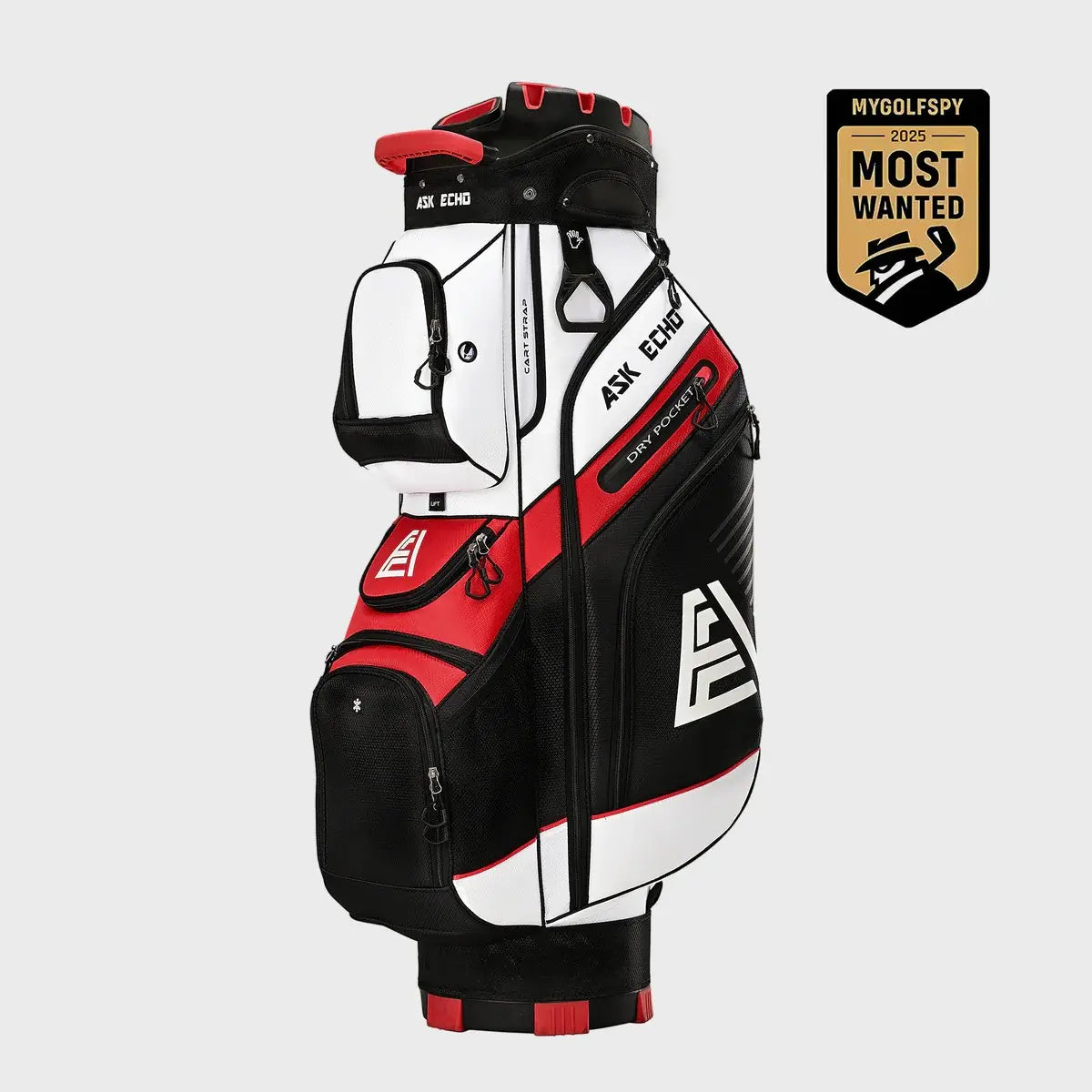 Golf T-LOCK Cart Bag 14 Way Organizer Dividers Quiet Golf Bag