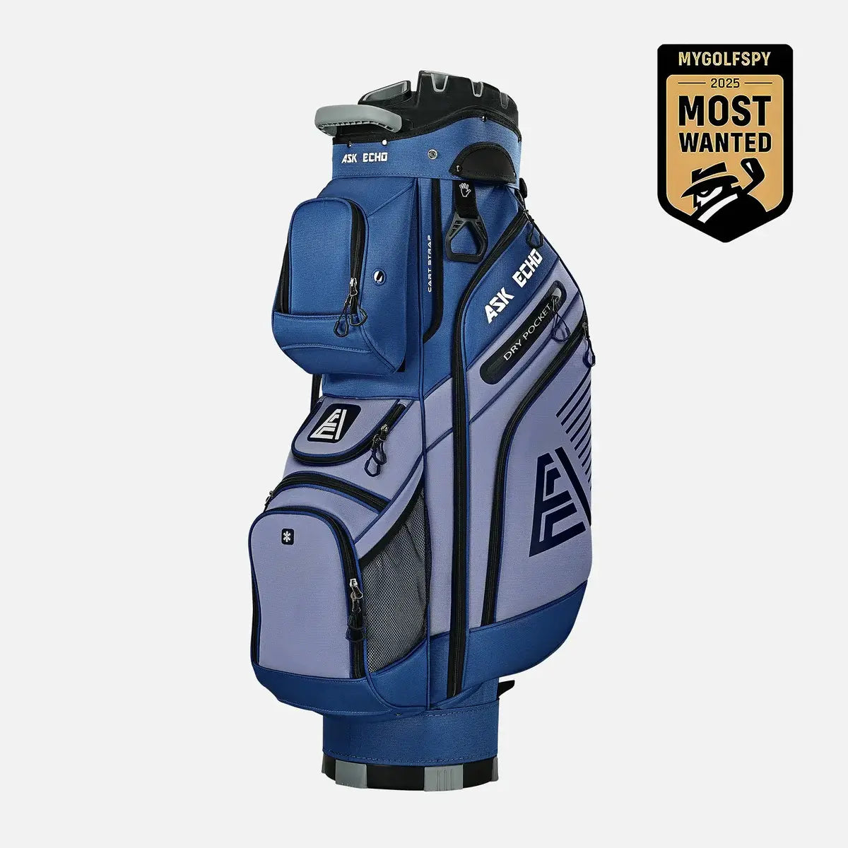 Golf T-LOCK Cart Bag 14 Way Organizer Dividers Quiet Golf Bag