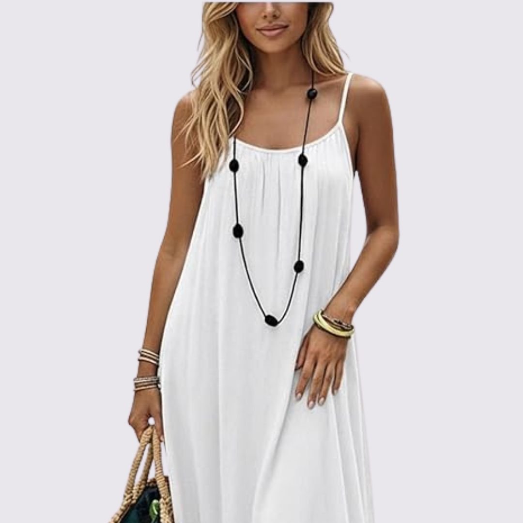 Soft-Toned Flowy Nuance Dress