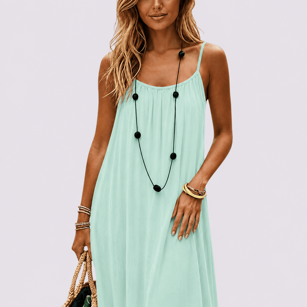 Soft-Toned Flowy Nuance Dress