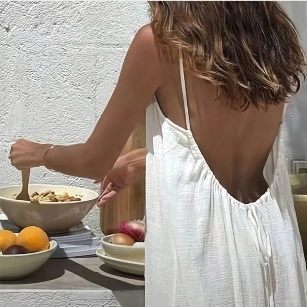 Soft-Toned Flowy Nuance Dress